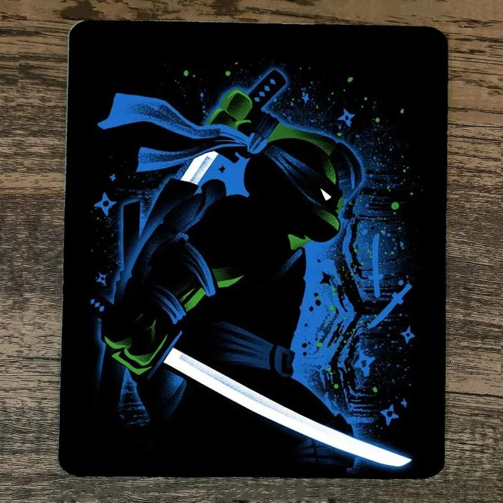 Mouse Pad Blue‎ Ninja Turtle Leonardo TMNT